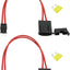 2 Conectores Portafusibles 32V 20A 16AWG para Vehículo
