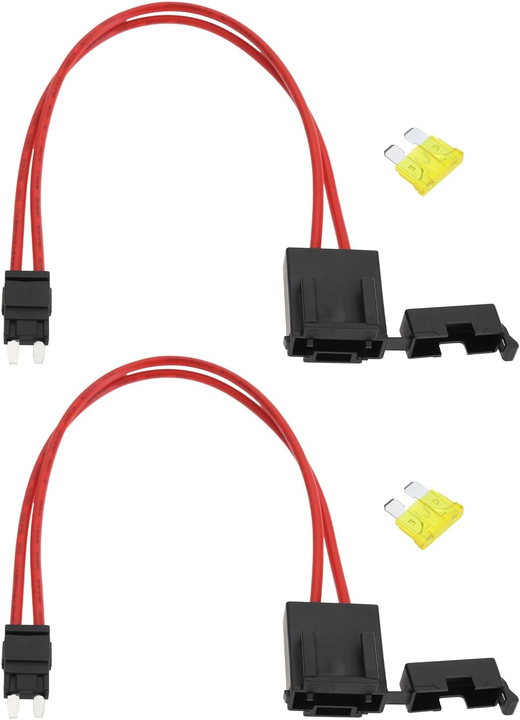 2 Conectores Portafusibles 32V 20A 16AWG para Vehículo