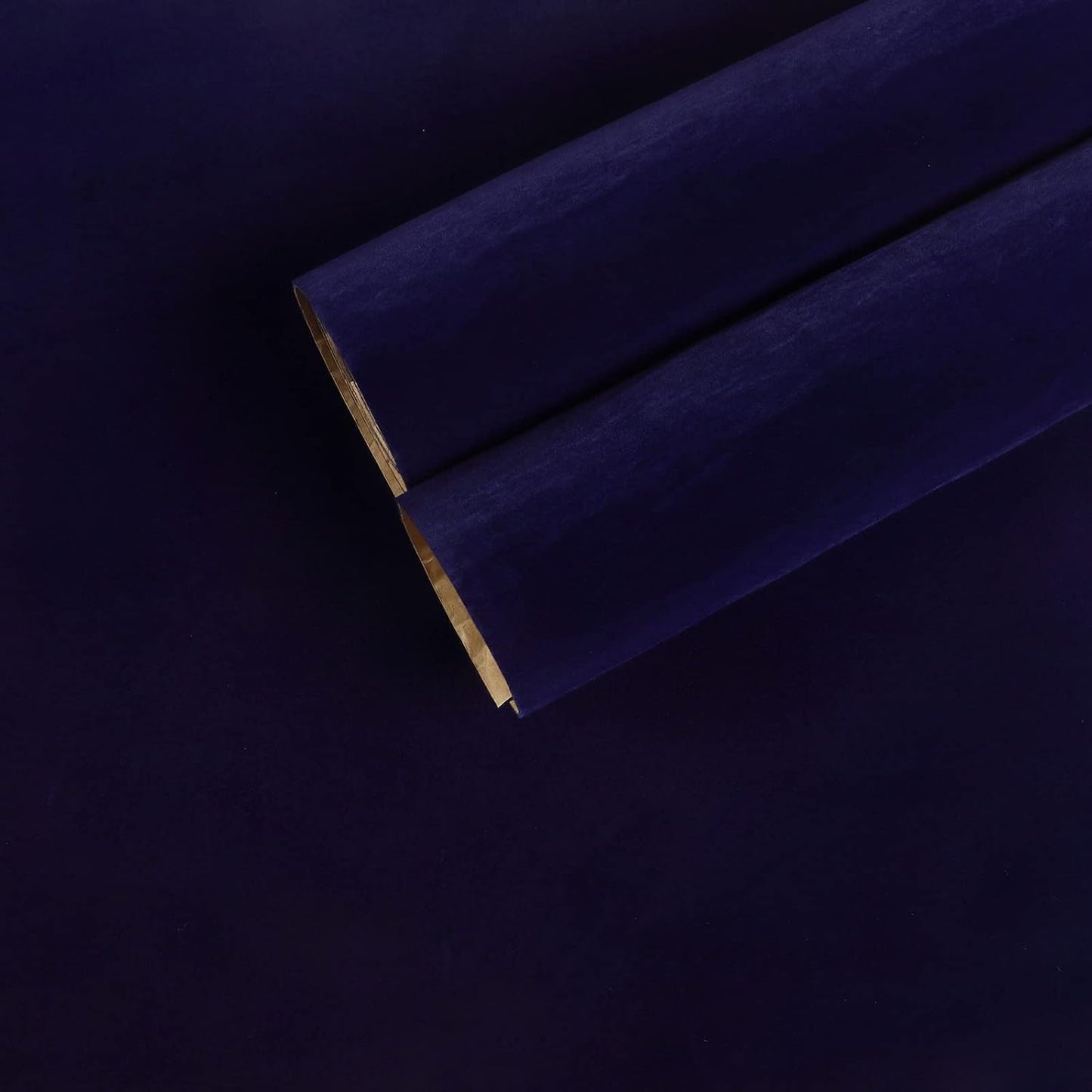 Rollo forro terciopelo autoadhesivo azul cajones armarios
