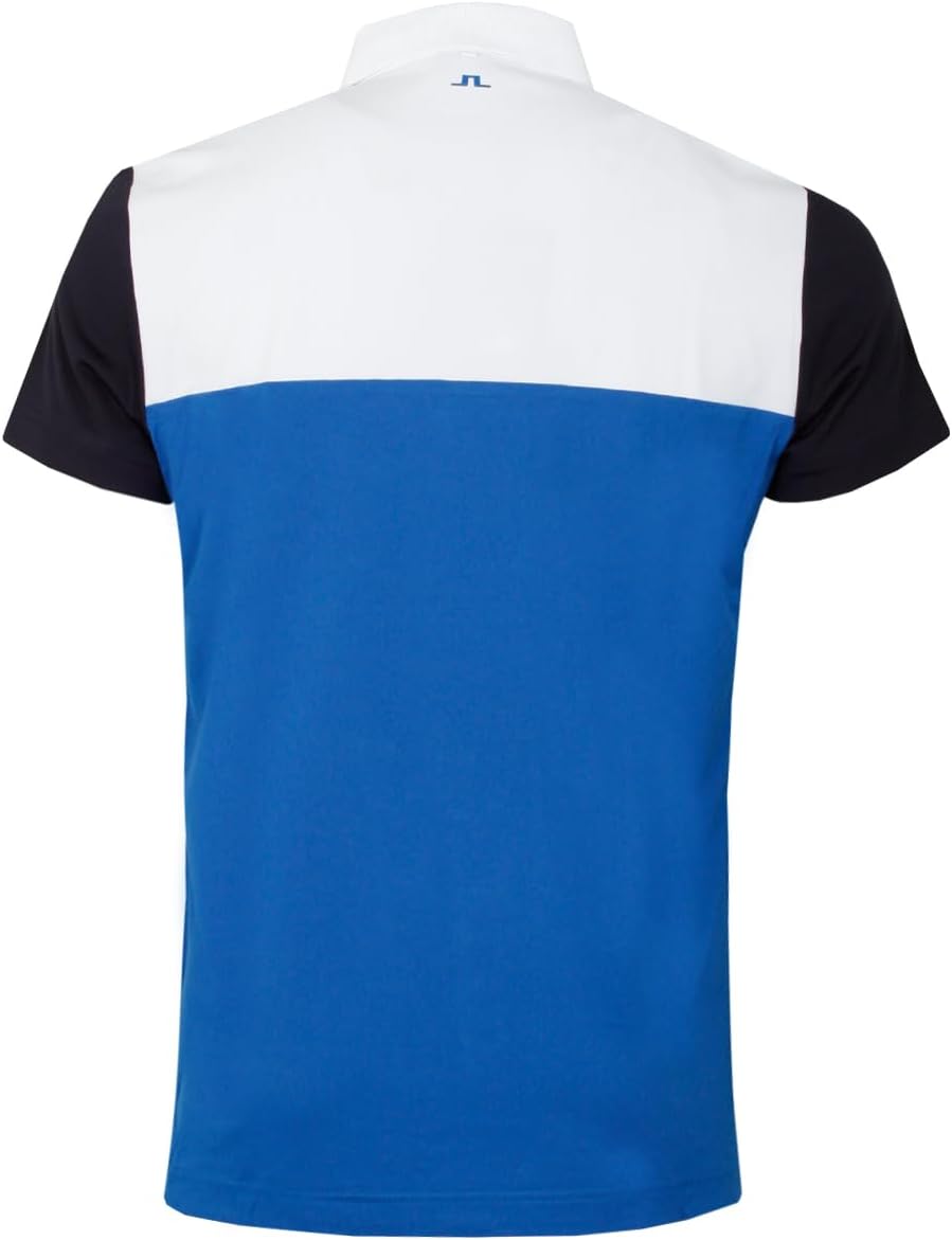 Camisa golf stretch absorbe sudor colorblock hombre