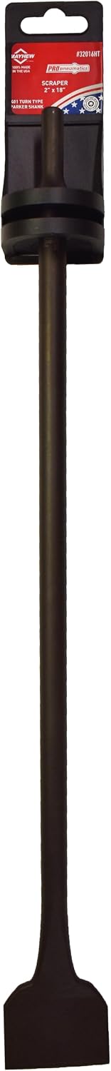Raspador neumático 2x18pulg acabado negro
