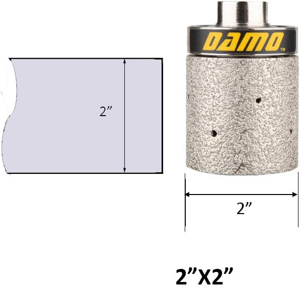 Rueda diamante 2x2pulg grano grueso para granito y hormigón