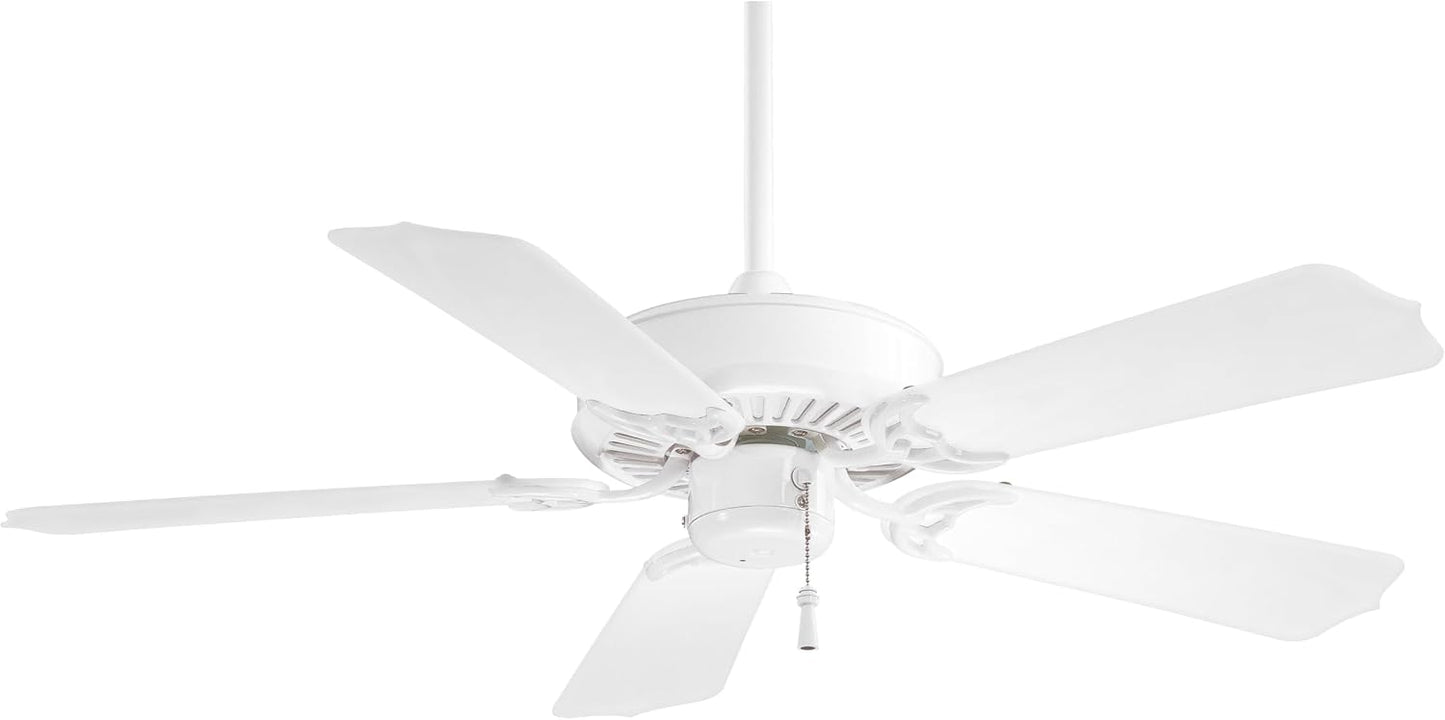Ventilador techo exterior aspas 42 pulg blanco