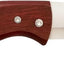 Cuchillo bolsillo plegable acero inox mango abedul rojo