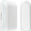 10 Macetas Plástico Blanco 9x3.5pulg Con Platillos Drenaje