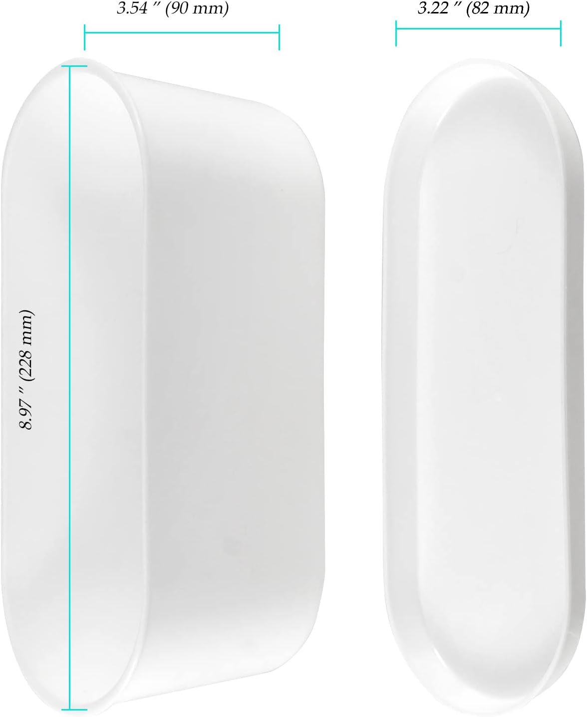 10 Macetas Plástico Blanco 9x3.5pulg Con Platillos Drenaje