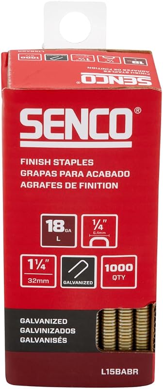 Grapas corona 1/4 pulg galvanizadas 1000uds