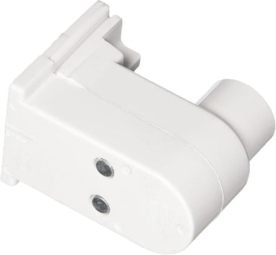 Portalámparas fluorescente base pedestal ranuras laterales