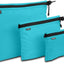 Neceser viaje hombre organiz. equipaje azul resistente agua