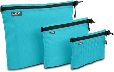 Neceser viaje hombre organiz. equipaje azul resistente agua