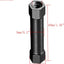 Columna espaciadora hexagonal aluminio M3 5 pzas