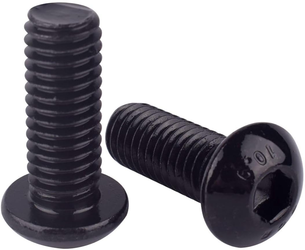 Tornillos cabeza botón 3/8-16x3/4pulg 10pzas acero grado 10.9