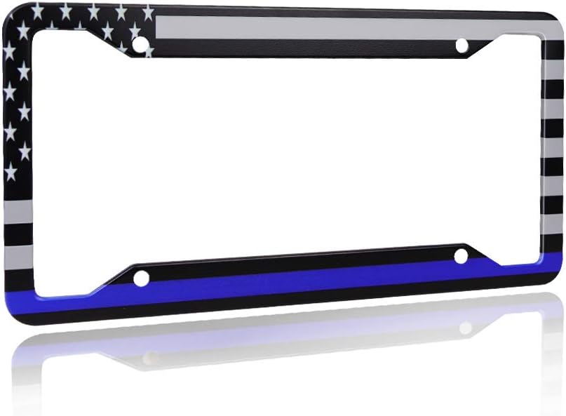 Marco placa auto bandera USA pack 2