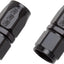 Extremo manguera flujo completo 8an negro pack 2