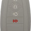 2 Fundas Silicona 4 Botones Llave Inteligente Ford Edge