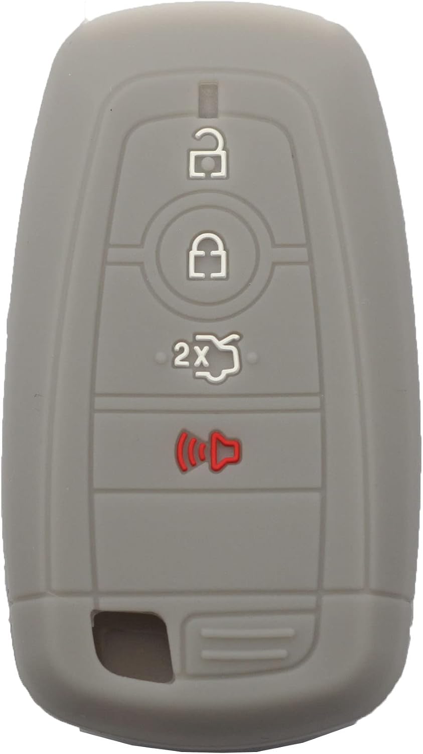 2 Fundas Silicona 4 Botones Llave Inteligente Ford Edge