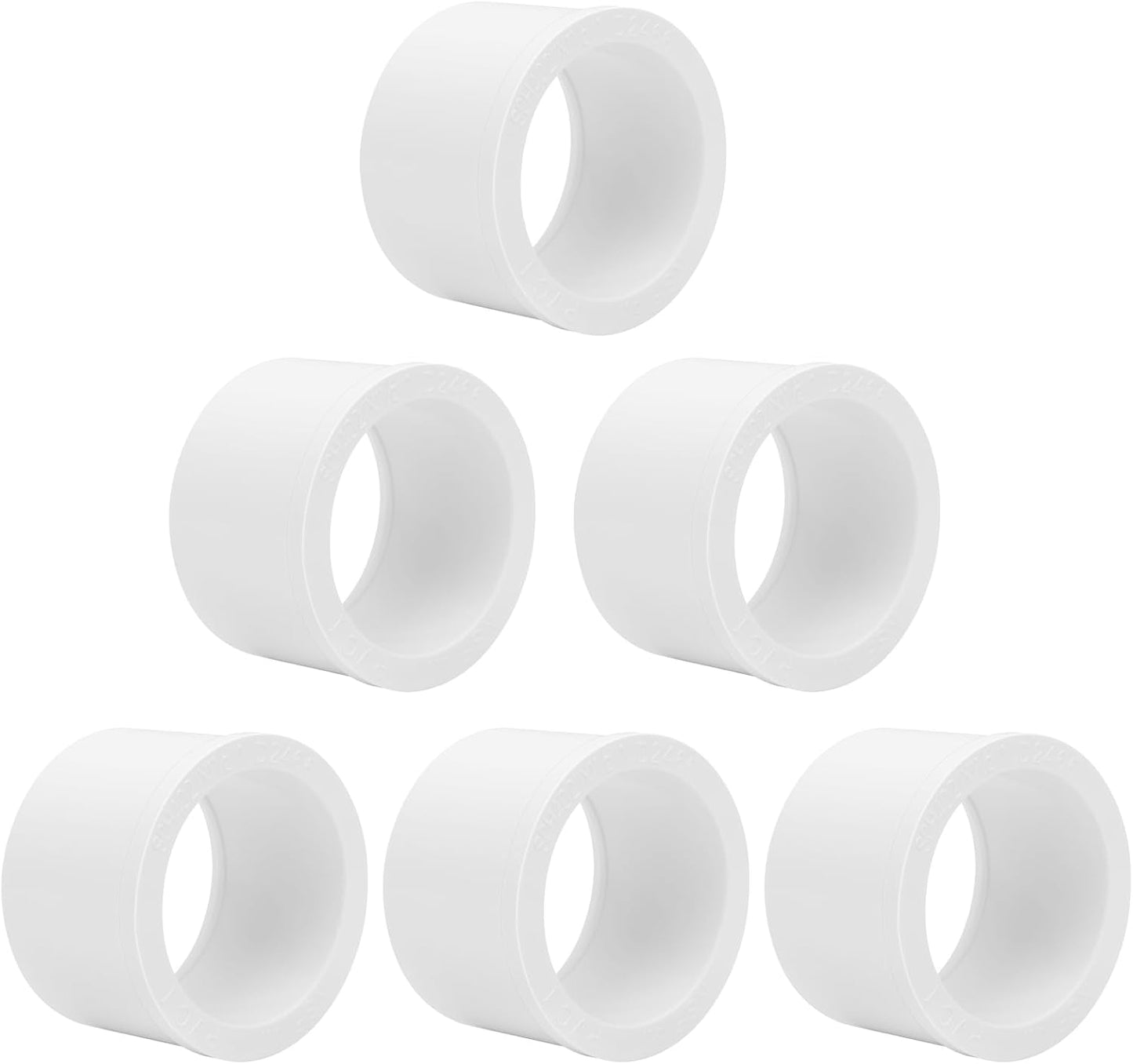 6 Pzas Reductor PVC SCH40 2x1.5 Socket x Socket