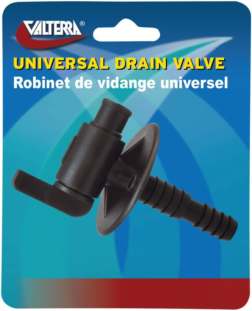 Válvula drenaje universal 3" color negro
