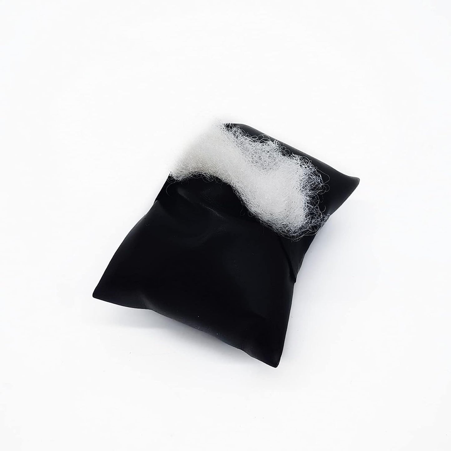 10 Pzas Almohadillas Joyería Cuero PU Negro