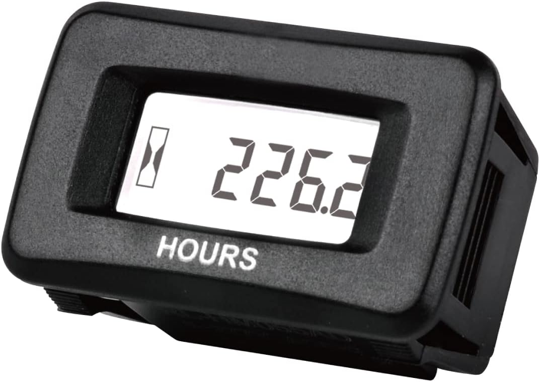 Medidor hora digital AC/DC 5-277V para ZTR cortacésped
