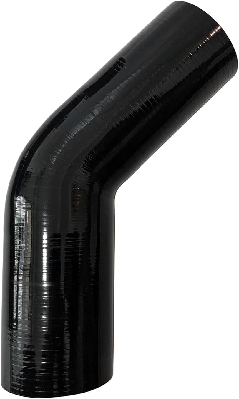 Reductor codo 2.5-2.75" 45grados silicona manguera radiador