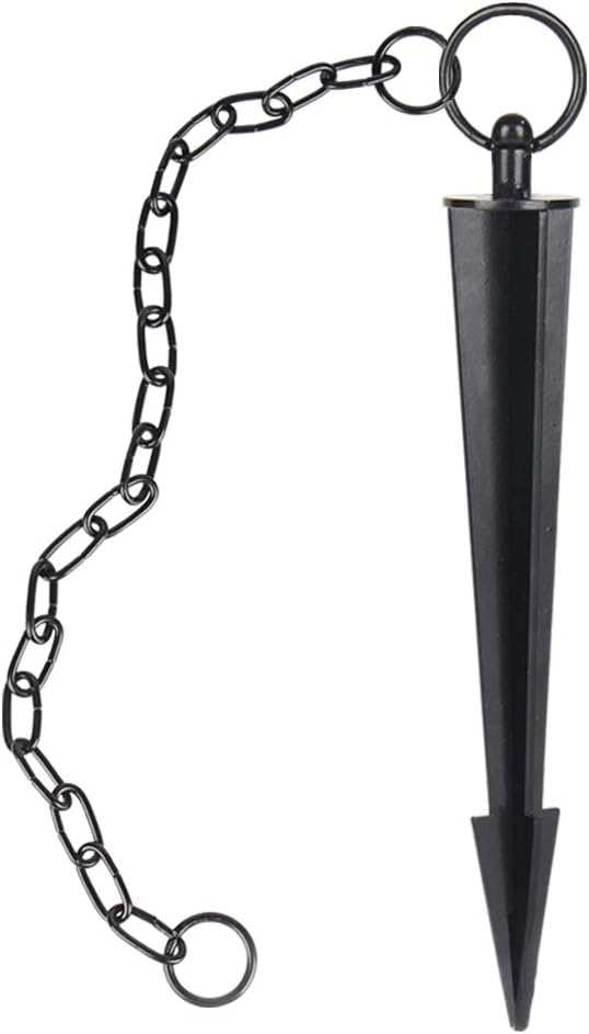Estaca anclaje cadena lluvia cono negro 29.8"