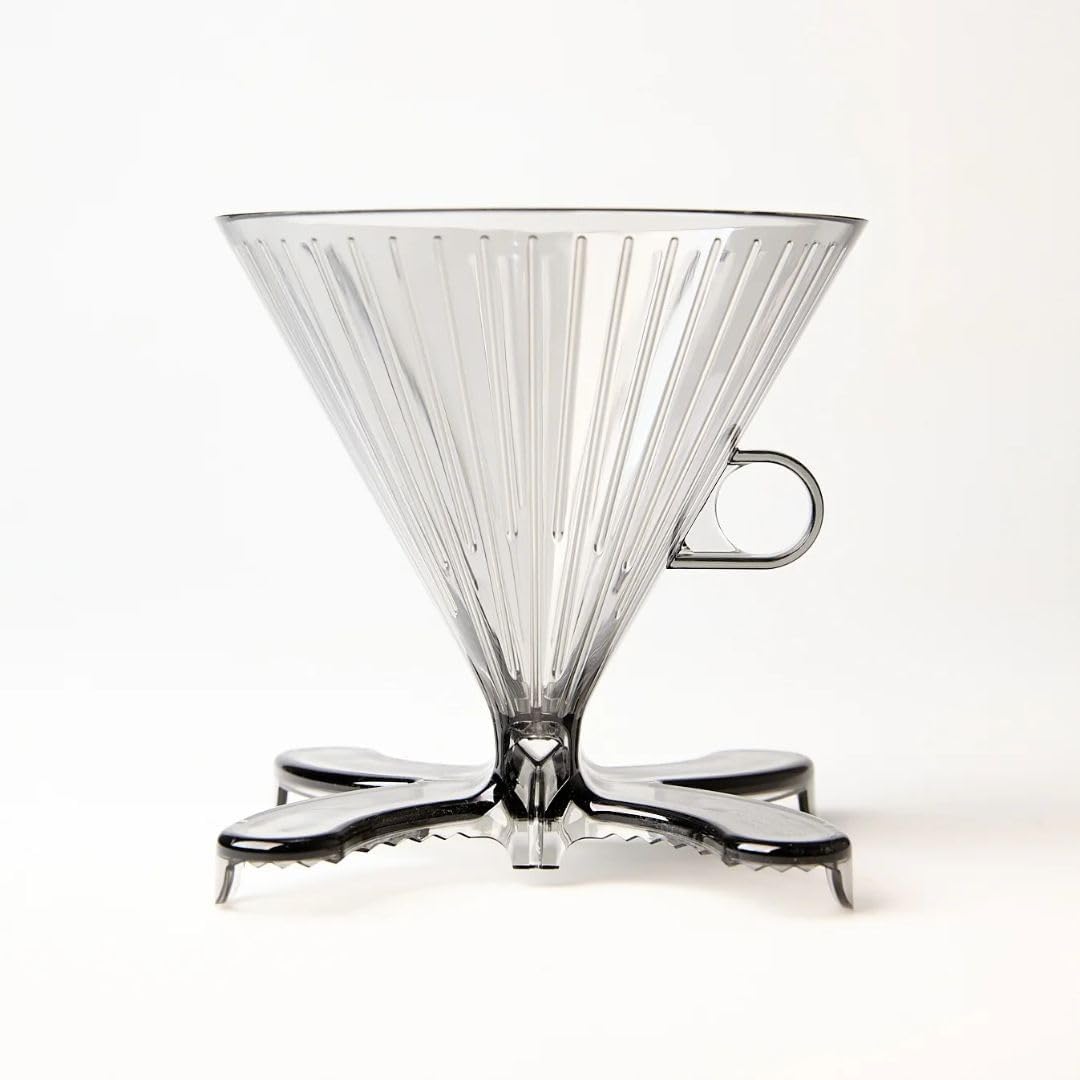Gotero de café doble sin BPA gran capacidad filtro 4 apto para taza
