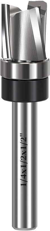 Broca enrutador espiral 1/2" carburo corte plano 3 cuchillas