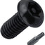 Tornillos M5 antirrobo acero inox 304 revestimiento negro
