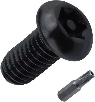 Tornillos M5 antirrobo acero inox 304 revestimiento negro