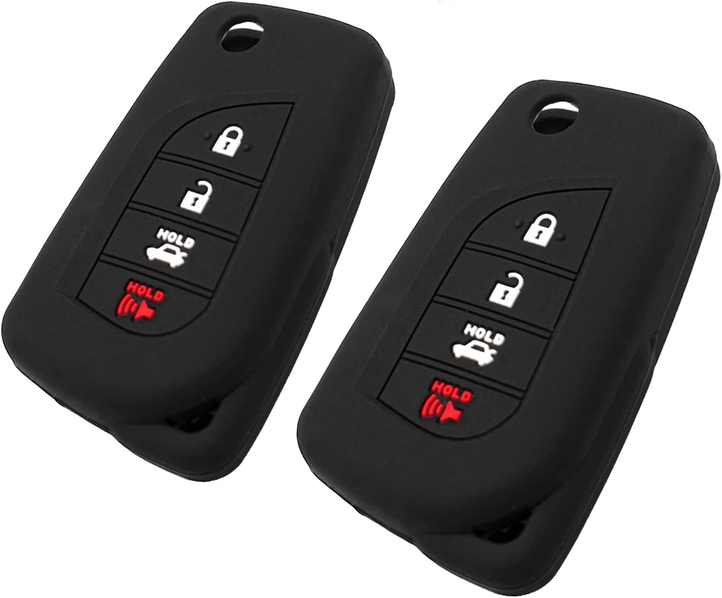 Funda llave silicona comp Toyota Camry Corolla 4 botones