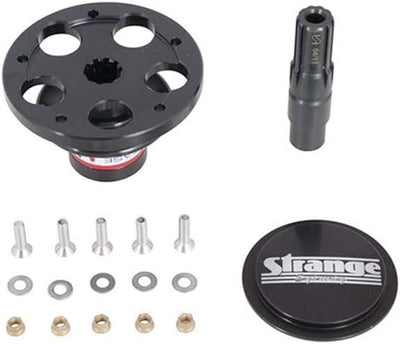 Volante estilo Grant aluminio anodizado negro eje 5/8pulg