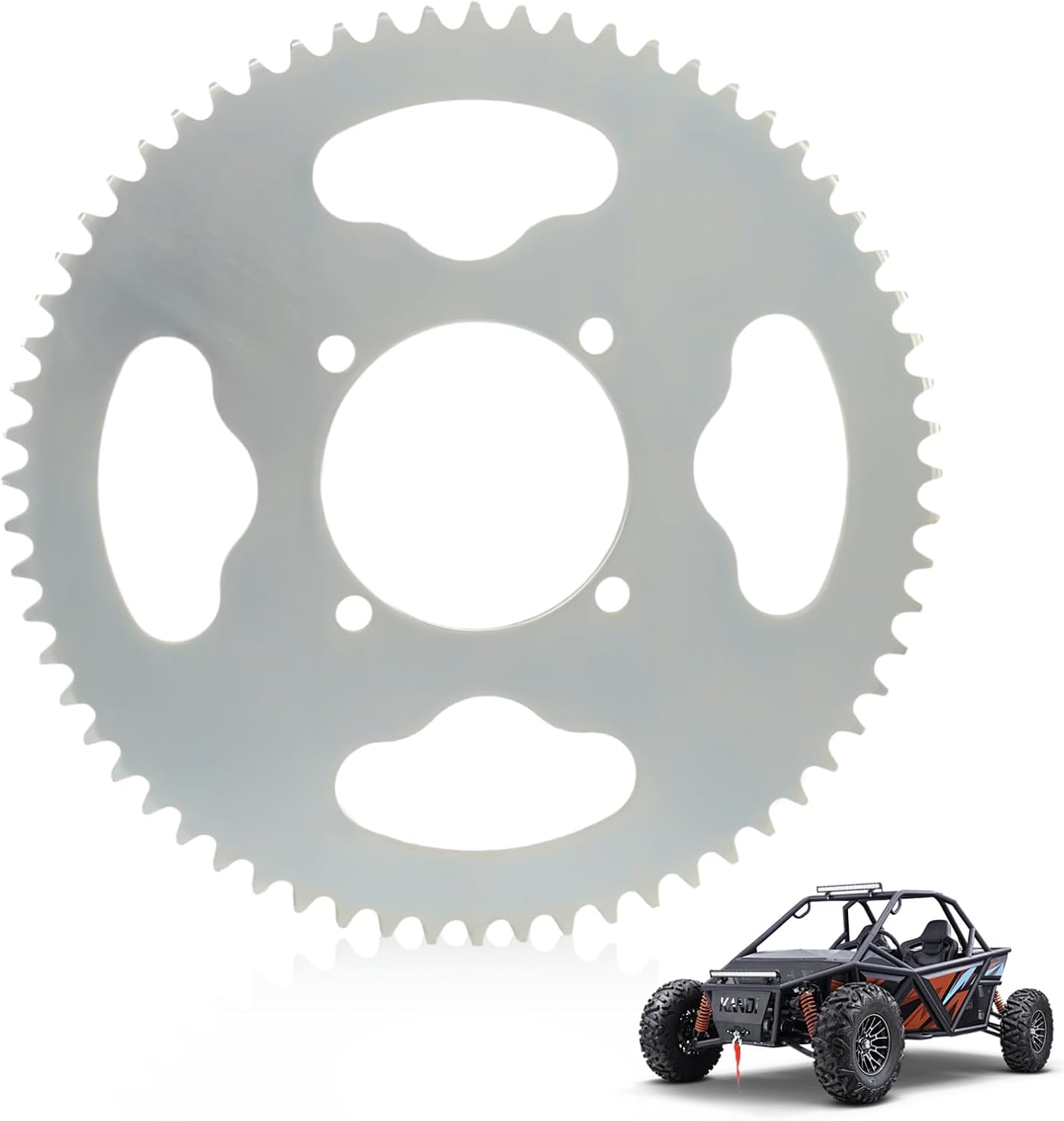 Piñón T8F 64T acero alta resistencia para Mini Quad
