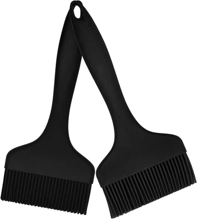 2 Pzas Cepillos Silicona para Barbacoa Teppanyaki Negro