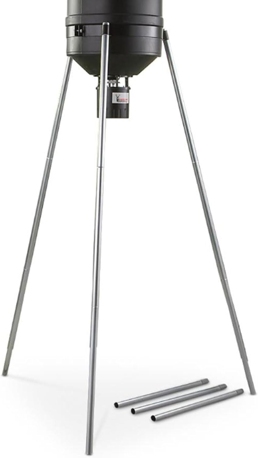 Kit patas acero recubierto trípode 225lb 3 pzas 4 secciones