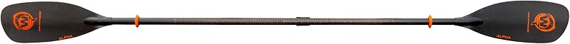 Remo pesca kayak carbono eje ajustable 94.5-102.4" negro