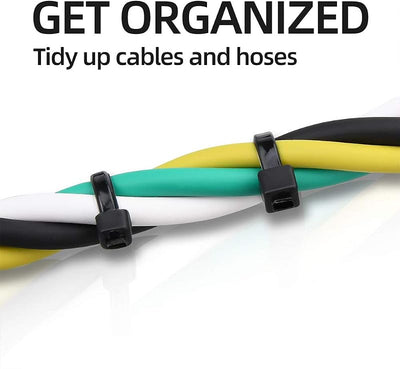 Bridas para cables 4pulg 1000 piezas negro