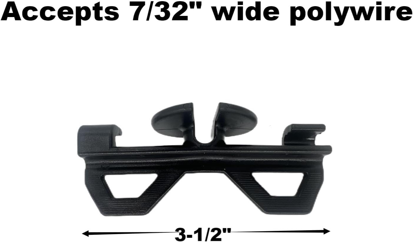 Tensor cuerda portátil polietileno 25uds para alambre 0.197"
