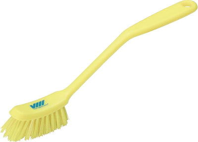 Cepillo platos estrecho antideslizante 11pulg amarillo