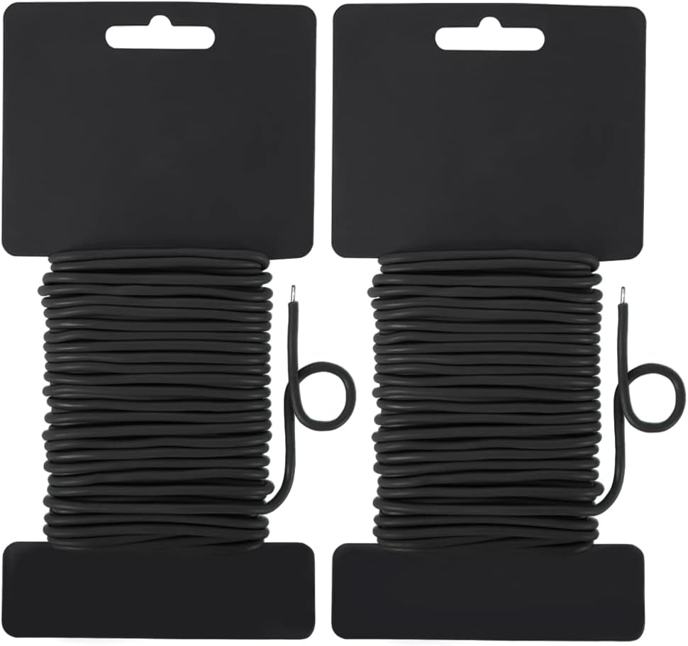 Corbata reutiliz. para plantas 65pies alambre negro