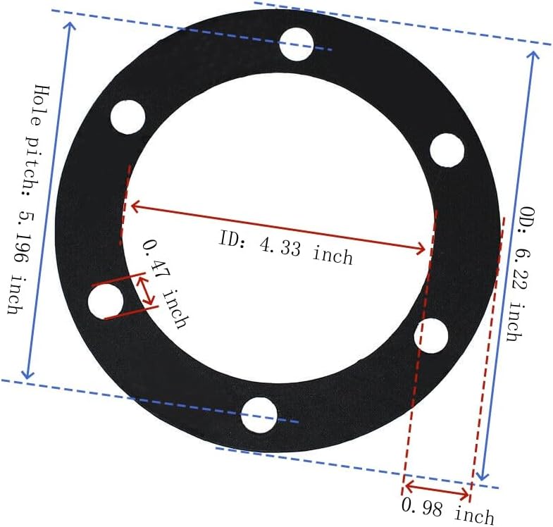Repuesto juntas papel ejes traseros Ford NAA 2N 8N 9N pack 10