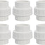 Adaptador PVC 2" junta EPDM set 6 blanco