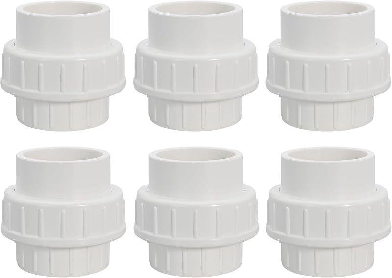 Adaptador PVC 2" junta EPDM set 6 blanco