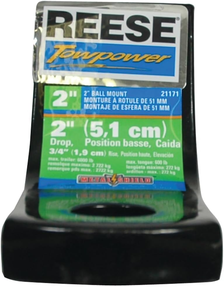 Barra de Arrastre con Enganche para 2 Pulg de Ancho