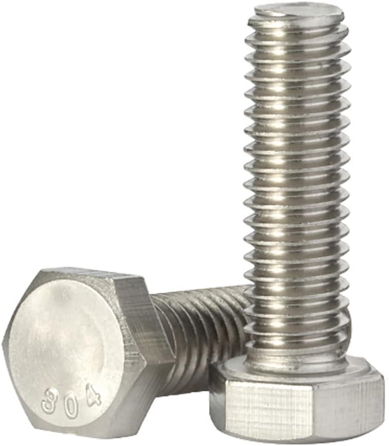 Tornillos hex M5 acero inox 304 18-8 liso 50uds