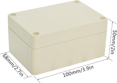 Caja derivación universal plástico ABS IP65 resistente gris pálido