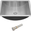 Fregadero baño acero inox 20x14pulg drenaje desplegable
