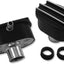Kit cubierta válvula PCV ovalada aluminio negro con ojales
