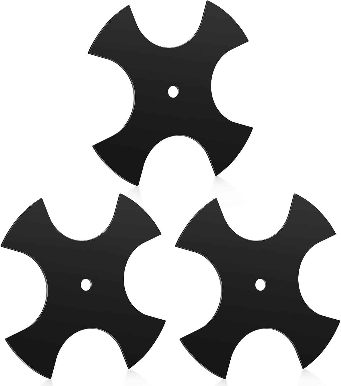 3 Pzas Cuchillas Estrella Cortadora Césped 9x1/2