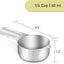 Taza medidora 1/4 taza 60ml acero inox